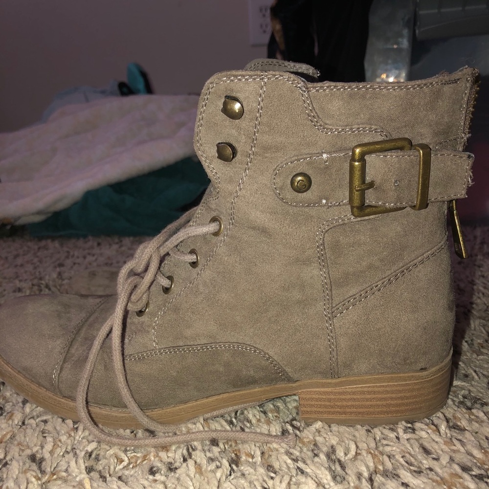 light brown boots